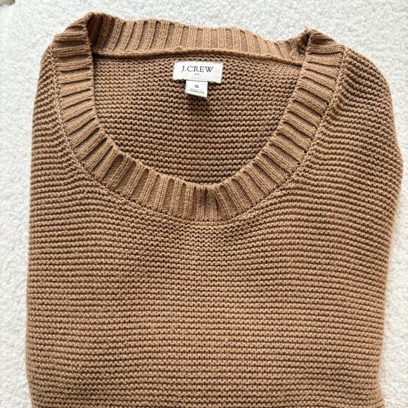 J Crew Brown Crew Neck Sweater - Picture 2 of 2